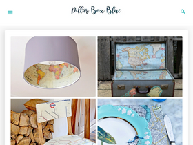 'pillarboxblue.com' screenshot