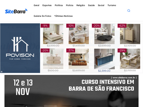 'sitebarra.com.br' screenshot