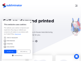 'subliminator.com' screenshot