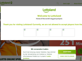 'lottoland.at' screenshot