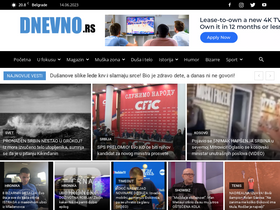 'dnevno.rs' screenshot