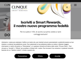 'cliniqueitaly.it' screenshot
