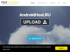 'androidhost.ru' screenshot