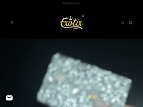 exotixcard.com homepage screenshot