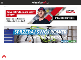 'olesnicainfo.pl' screenshot