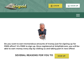 'uniqpaid.com' screenshot