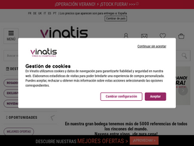 'vinatis.es' screenshot
