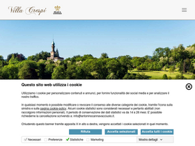 'villacrespi.it' screenshot