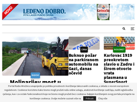 'radio-mreznica.hr' screenshot