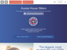 'aussiehousesitters.com.au' screenshot