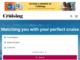 'worldofcruising.co.uk' screenshot