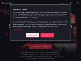 'viaplay.se' screenshot