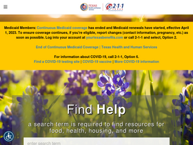 '211texas.org' screenshot