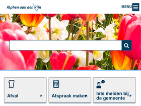 'alphenaandenrijn.nl' screenshot