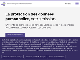 'autoriteprotectiondonnees.be' screenshot