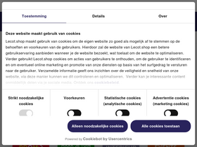 'lecot.be' screenshot