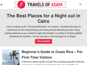 'travelsofadam.com' screenshot