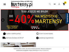 'martensy.pl' screenshot