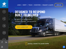 'landstar.com' screenshot