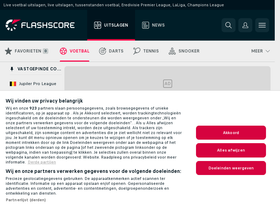 'liveuitslagen.nl' screenshot