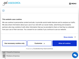 'gdasesoria.com' screenshot