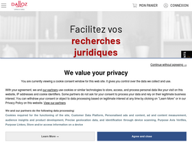 'boutique-dalloz.fr' screenshot