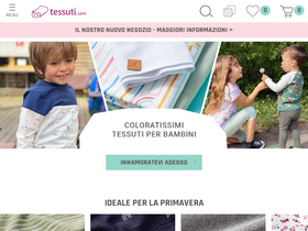 'tessuti.com' screenshot
