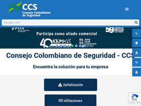 'ccs.org.co' screenshot