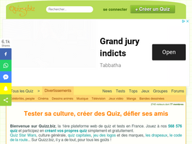 'quizz.biz' screenshot