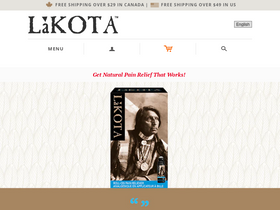Lakota website screenshot