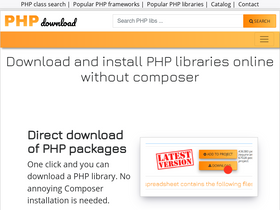 'php-download.com' screenshot