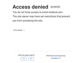 'excel-medical.com' screenshot