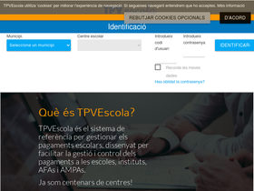 'tpvescola.com' screenshot