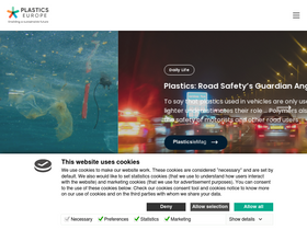 'plasticseurope.org' screenshot