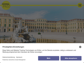'viennapass.de' screenshot