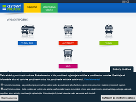 'cestovny-poriadok.sk' screenshot