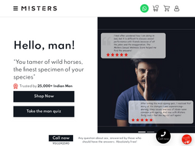 'misters.in' screenshot