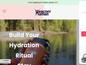 healthyhumanlife.com homepage screenshot