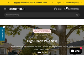 jovant.com homepage screenshot