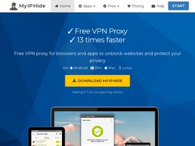 'myiphide.com' screenshot