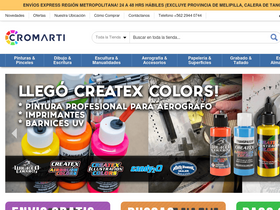 'cromarti.cl' screenshot