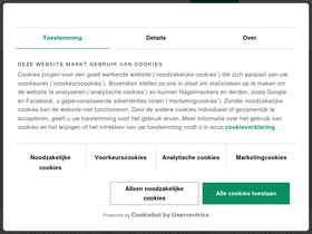 'nagelmackers.be' screenshot