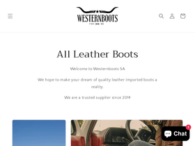 westernbootssa.com homepage screenshot