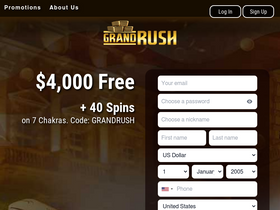 'grandrush.com' screenshot