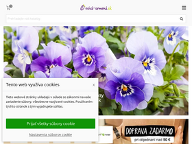 'osiva-semena.sk' screenshot