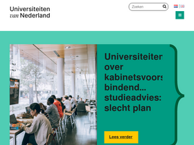 'universiteitenvannederland.nl' screenshot
