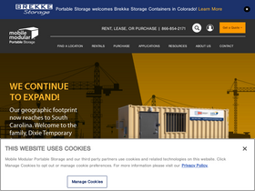 'mobilemodularcontainers.com' screenshot