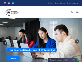 'astanait.edu.kz' screenshot