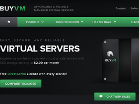 'buyvm.net' screenshot