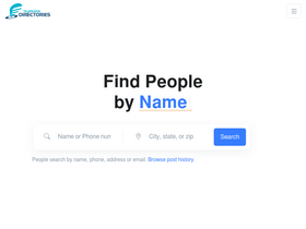 'telephonedirectories.us' screenshot